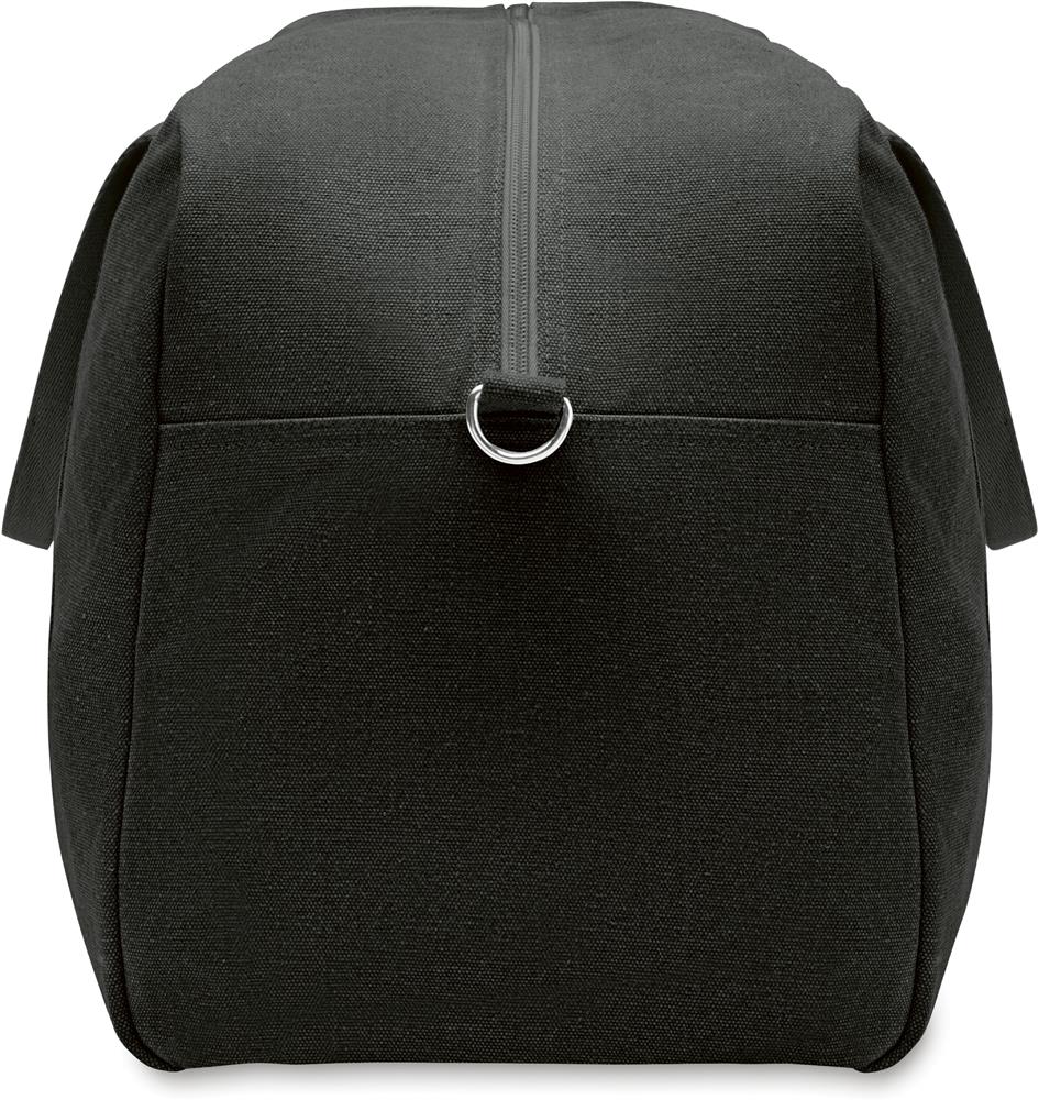 Sac de voyage recyclé 450 g/m² personnalisé DUFFAS COLOUR, côté gauche