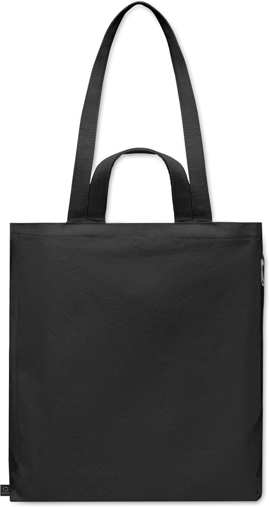 Sac shopping recyclé 380 g/m² personnalisé GAVE COLOUR, devant (sérigraphie)