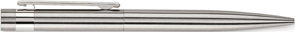 Parure stylo bille et roller inox personnalisée GRAZ SET, stylo 1 gauche