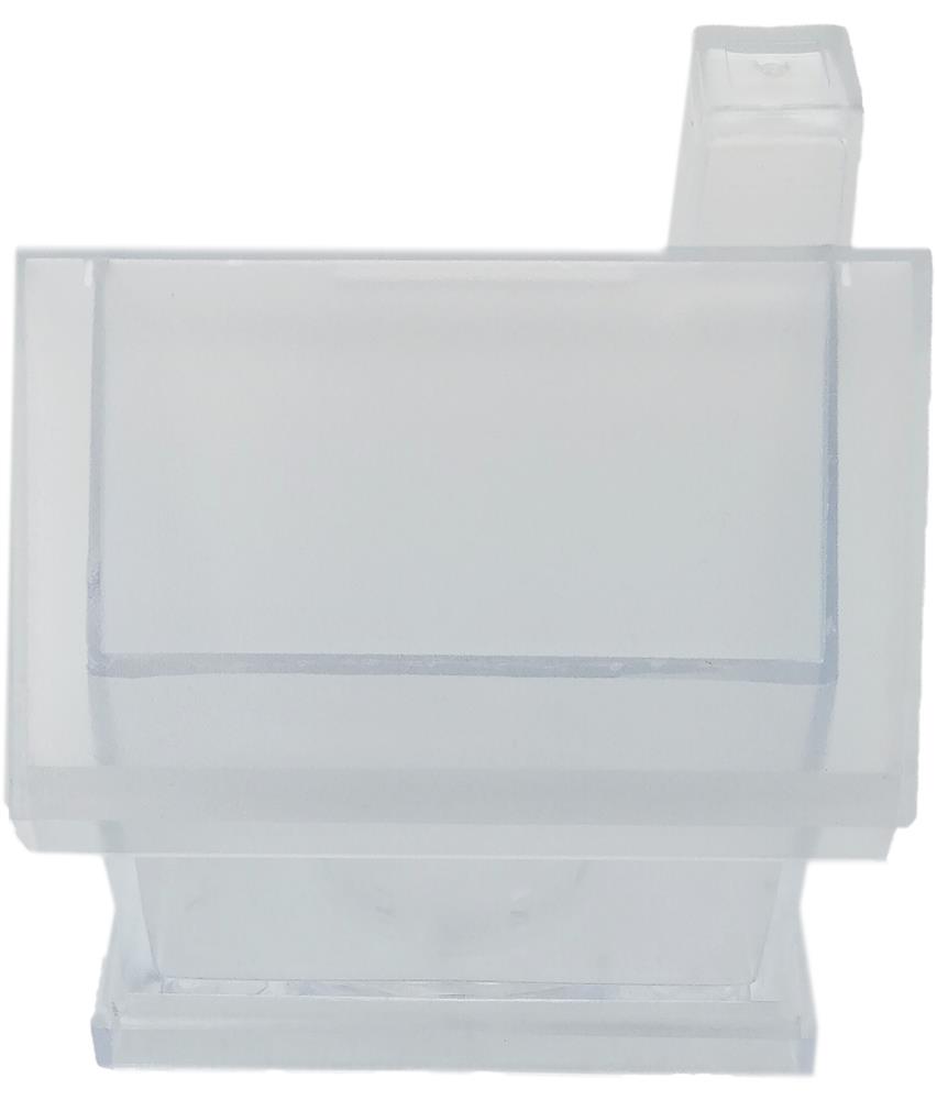Tirelire maison en plastique personnalisée MYBANK, devant toit