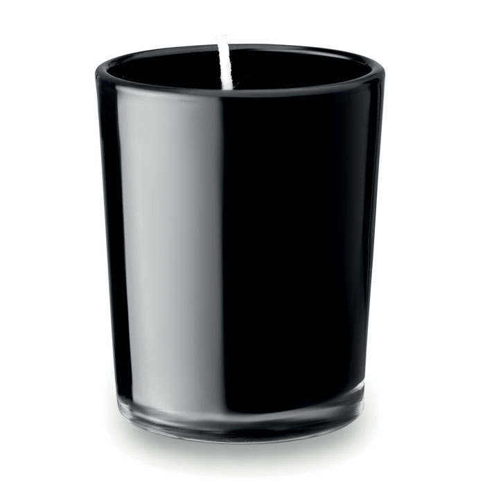 Bougie en verre 50 g personnalisée SELIGHT, Noir