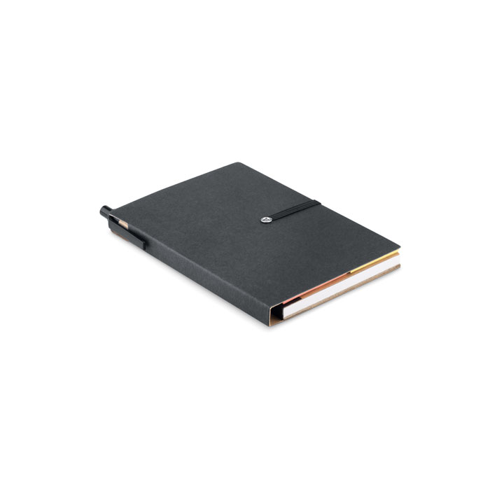 Carnet carton recyclé et stylo personnalisé RECONOTE