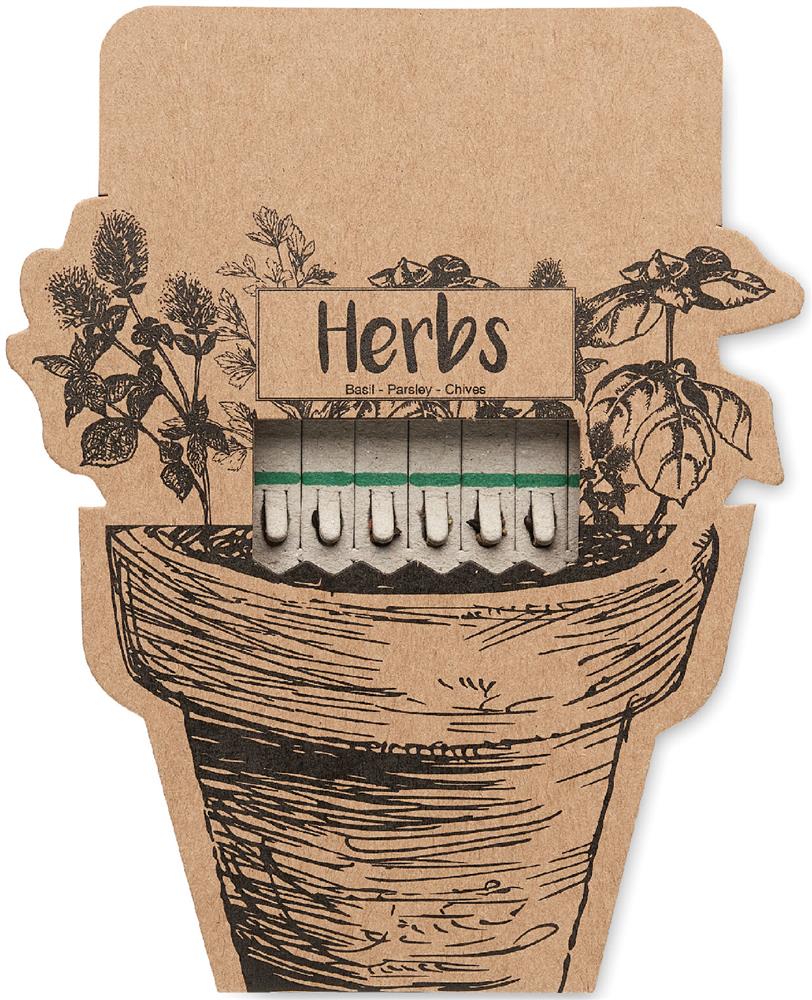 Bâtonnets de graines d'herbes personnalisés LEYTI, devant
