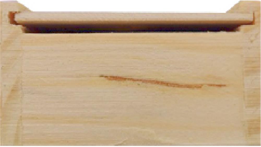 Jeu de dominos en boîte bois personnalisé DOMINO, devant