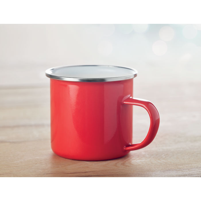Mug métal émaillé 350 ml personnalisé PLATEADO
