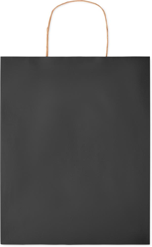 Sac en papier recyclé 90 g/m² personnalisé PAPER TONE M, devant (étiquette numérique)