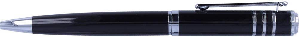 Stylo métal laqué personnalisé OLYMPIA, à côté clip (gravure laser)