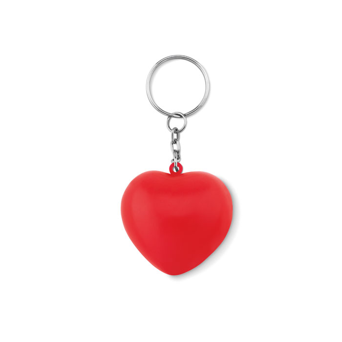 Porte-clés cœur simili-cuir personnalisé LOVY RING
