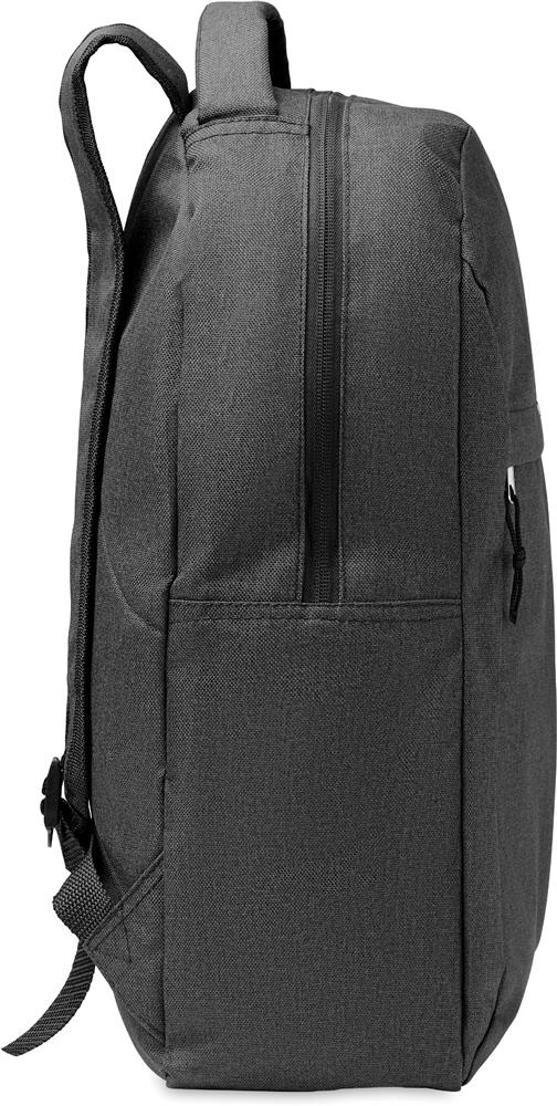 Sac à dos RPET 600D bicolore personnalisé SIENA, côté gauche
