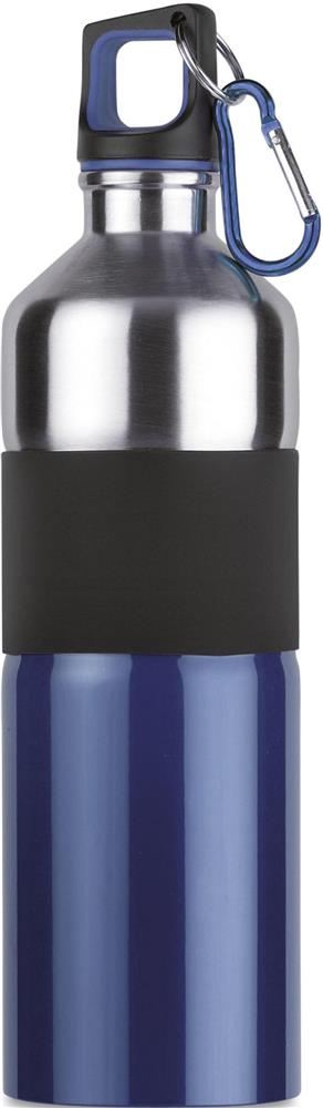 Gourde inox 750 ml avec mousqueton personnalisée TENERE, dos bas