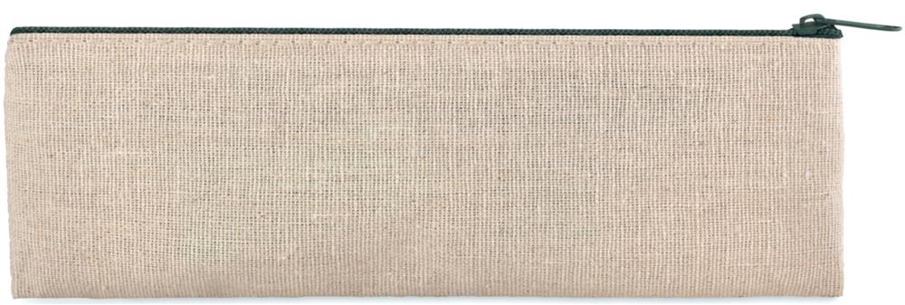 Trousse garnie jute et coton personnalisée TEKINA, dos
