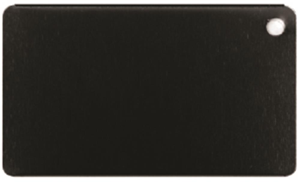 Étiquette bagage aluminium avion personnalisée FLY TAG, devant (impression numérique)