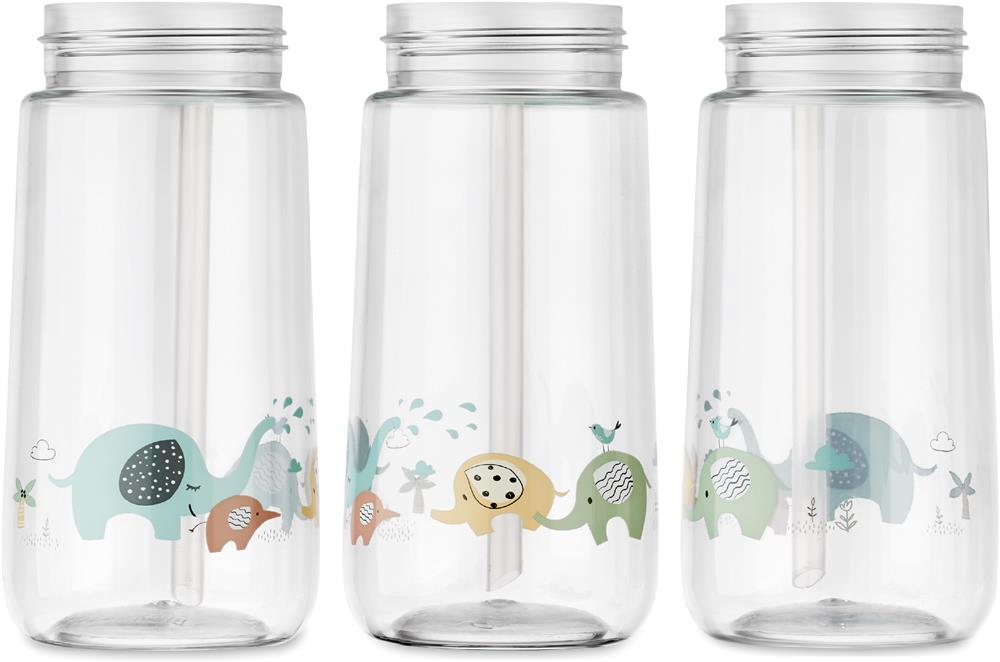 Gourde enfant Tritan 450 ml personnalisée SID, tour complet