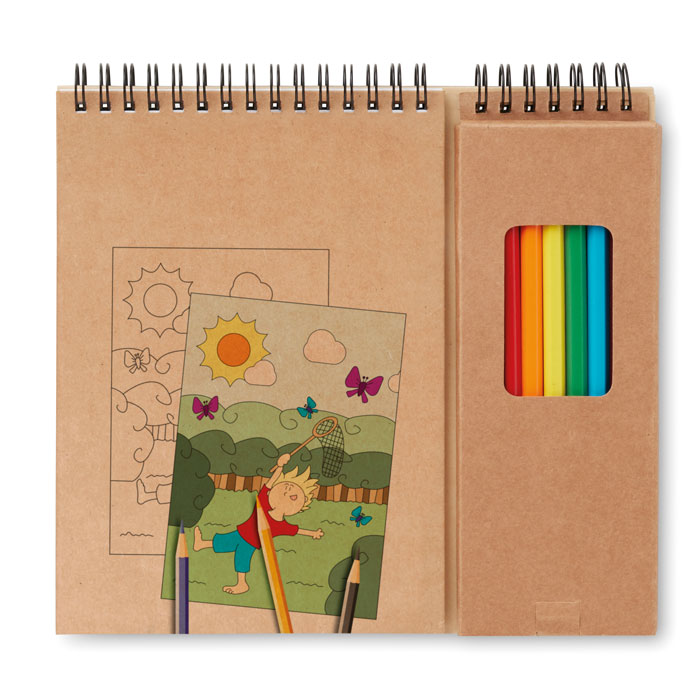Set de coloriage avec bloc personnalisé COLOPAD