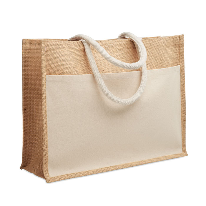 Tote bag jute et coton 280 g/m² personnalisé BAGA