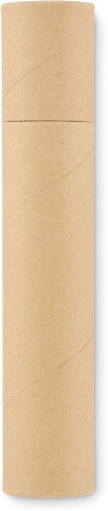 Set d'écriture tube en papier recyclé personnalisé MEJU, devant dessus