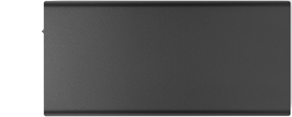 Batterie externe 10000 mAh alu personnalisée POWERFLAT 10C, dessus (gravure laser)