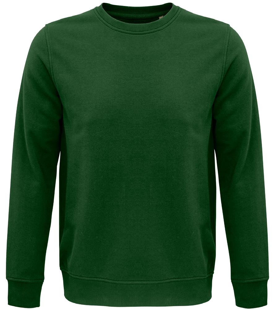 Sweat col rond coton bio 280 g/m² personnalisé COMET, devant