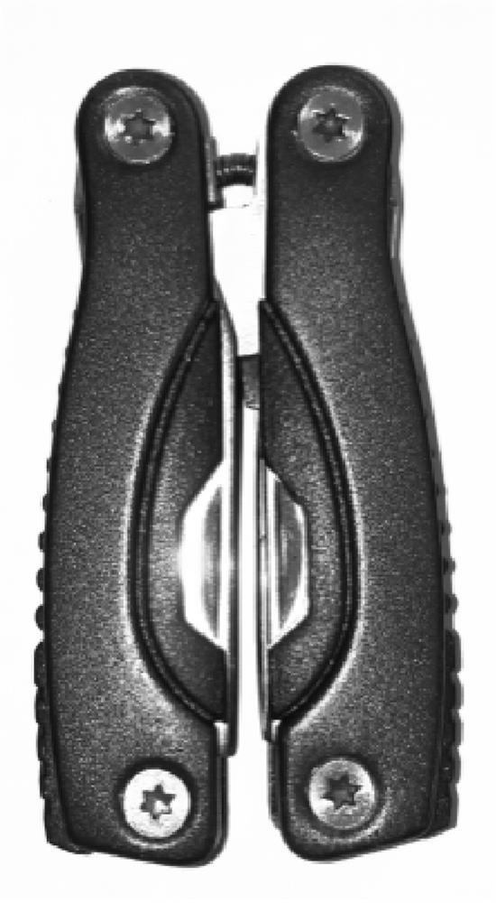 Multi-outil pliable à pince personnalisé ALOQUIN MINI, devant droite