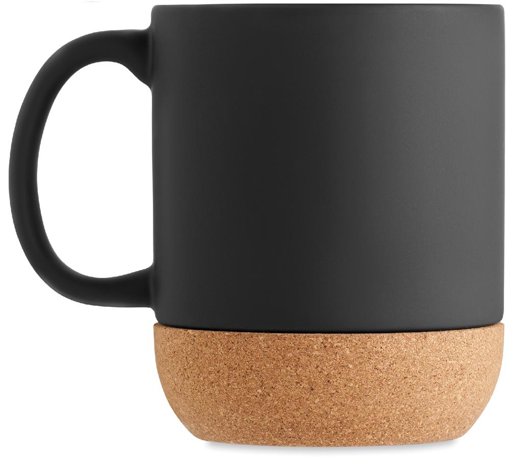 Mug céramique mate base liège personnalisé MATT, gauche