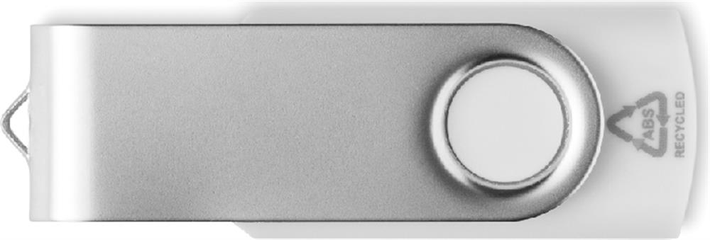 Clé USB 16 Go ABS recyclé personnalisée TECHMATE RABS, dos