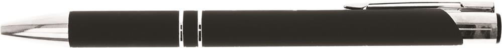 Stylo aluminium toucher gomme personnalisé AOSTA, corps droite