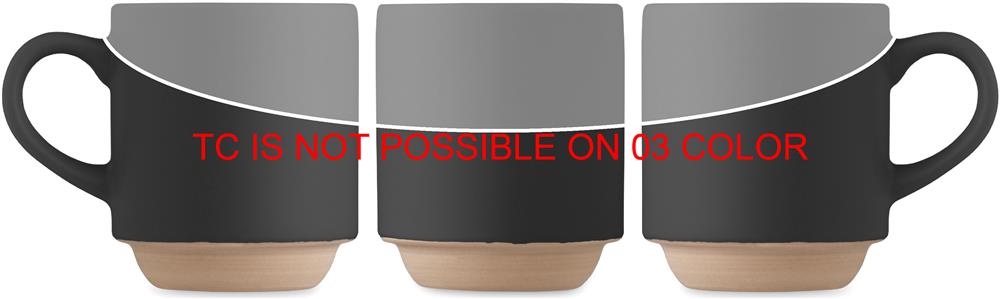 Tasse céramique empilable 170 ml personnalisée CERACK, intérieur