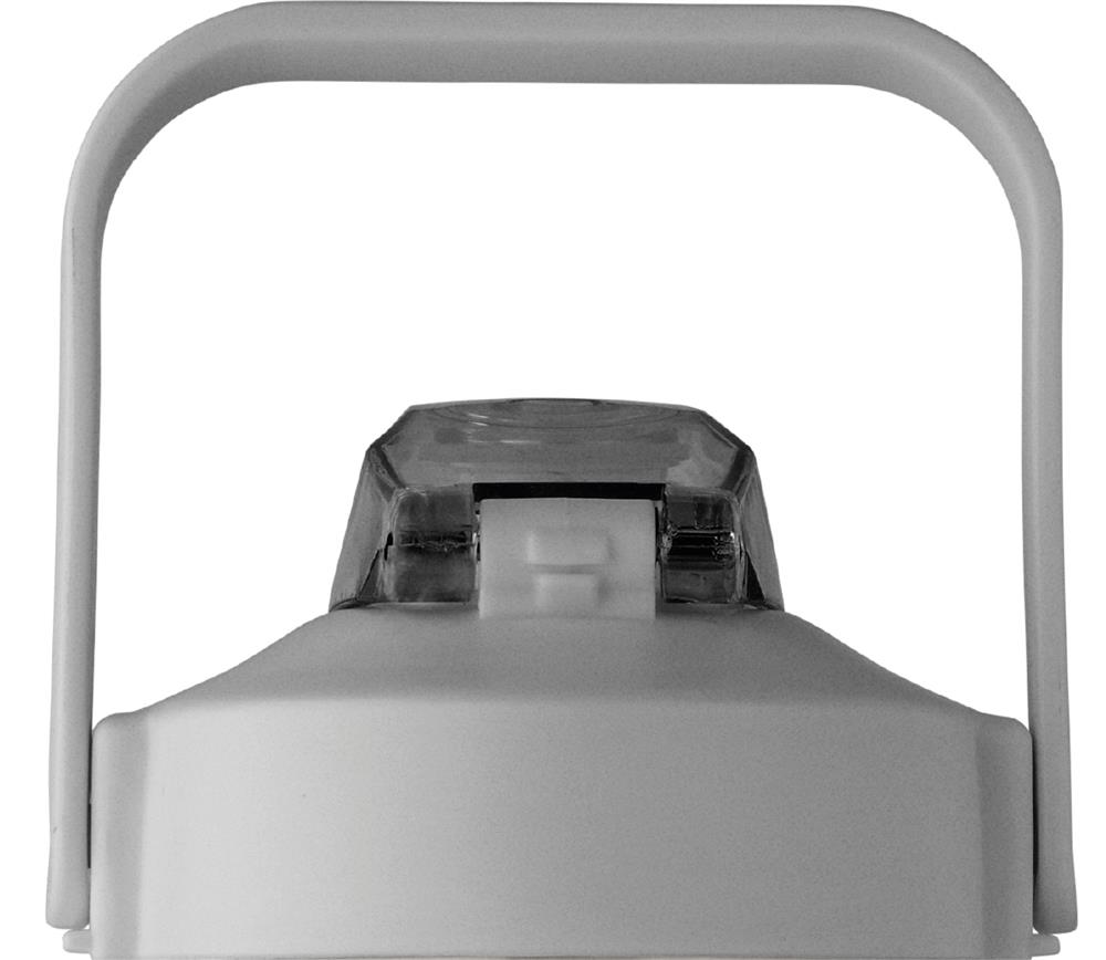 Bouteille d'eau RPET 2L personnalisée ACTIVATE MAX, couvercle côté