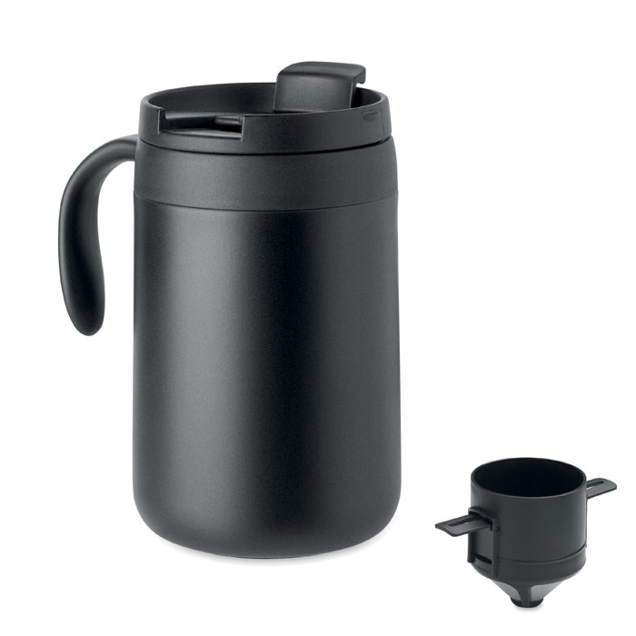 Mug isotherme 450 ml filtre à café personnalisé CAFETITO