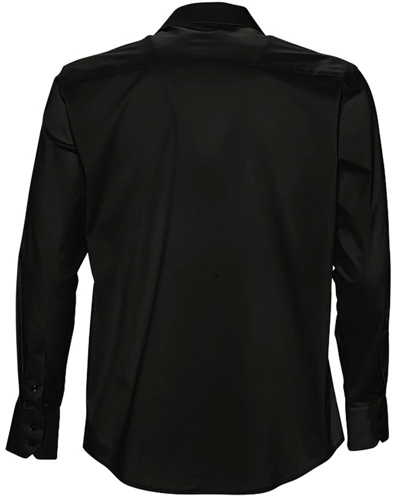 Chemise stretch manches longues personnalisée BRIGHTON, dos