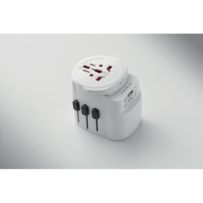 Adaptateur 3 pôles personnalisé PRO LIGHT USB AC30 PD