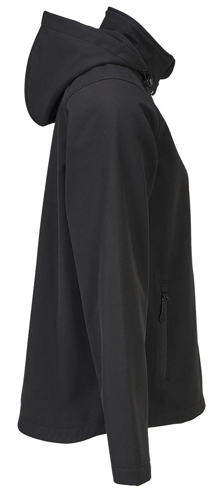 Softshell à capuche femme personnalisée RACE HOODED WOMEN, manche droite