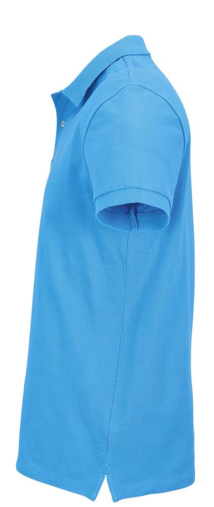 Polo homme coton peigné personnalisé PACIFIC, manche gauche