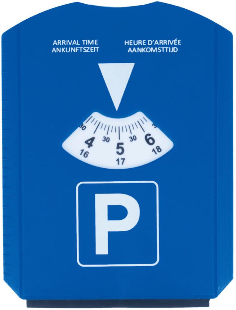 Disque stationnement grattoir personnalisé PARK & SCRAP, devant