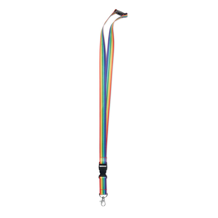 Lanyard RPET arc-en-ciel personnalisé BOWYARD