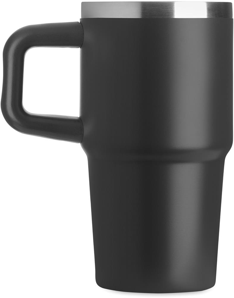 Gobelet isotherme inox 500 ml avec paille personnalisé ALAND, gauche