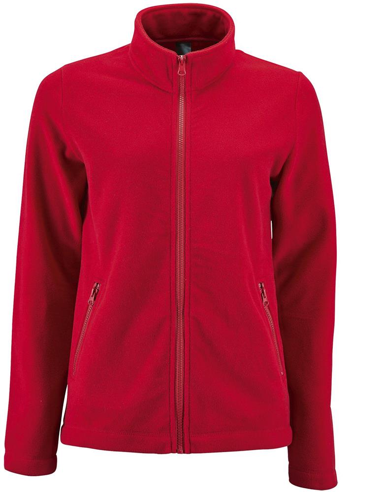 Polaire zippée femme 220 g/m² personnalisée NORMAN WOMEN, côté cœur