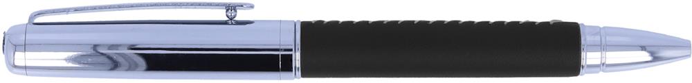 Stylo métal et cuir en tube personnalisé PREMIER, capuchon stylo (gravure laser) 2