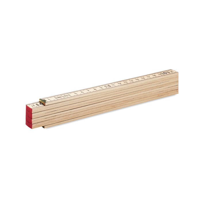 Mètre pliant bois 2 m personnalisé ARA