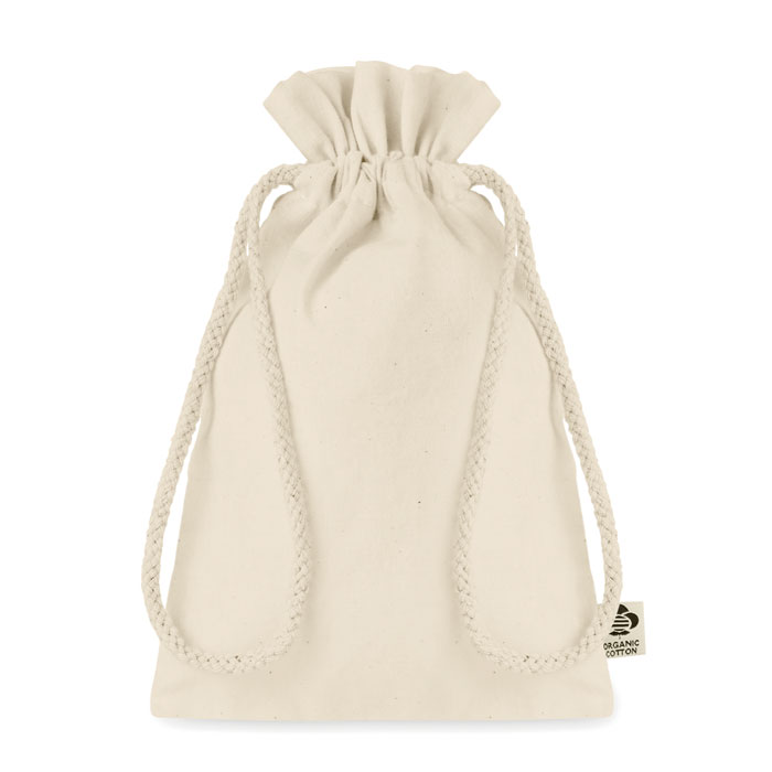 Sac cadeau coton bio 105 g/m² personnalisé AMBER SMALL