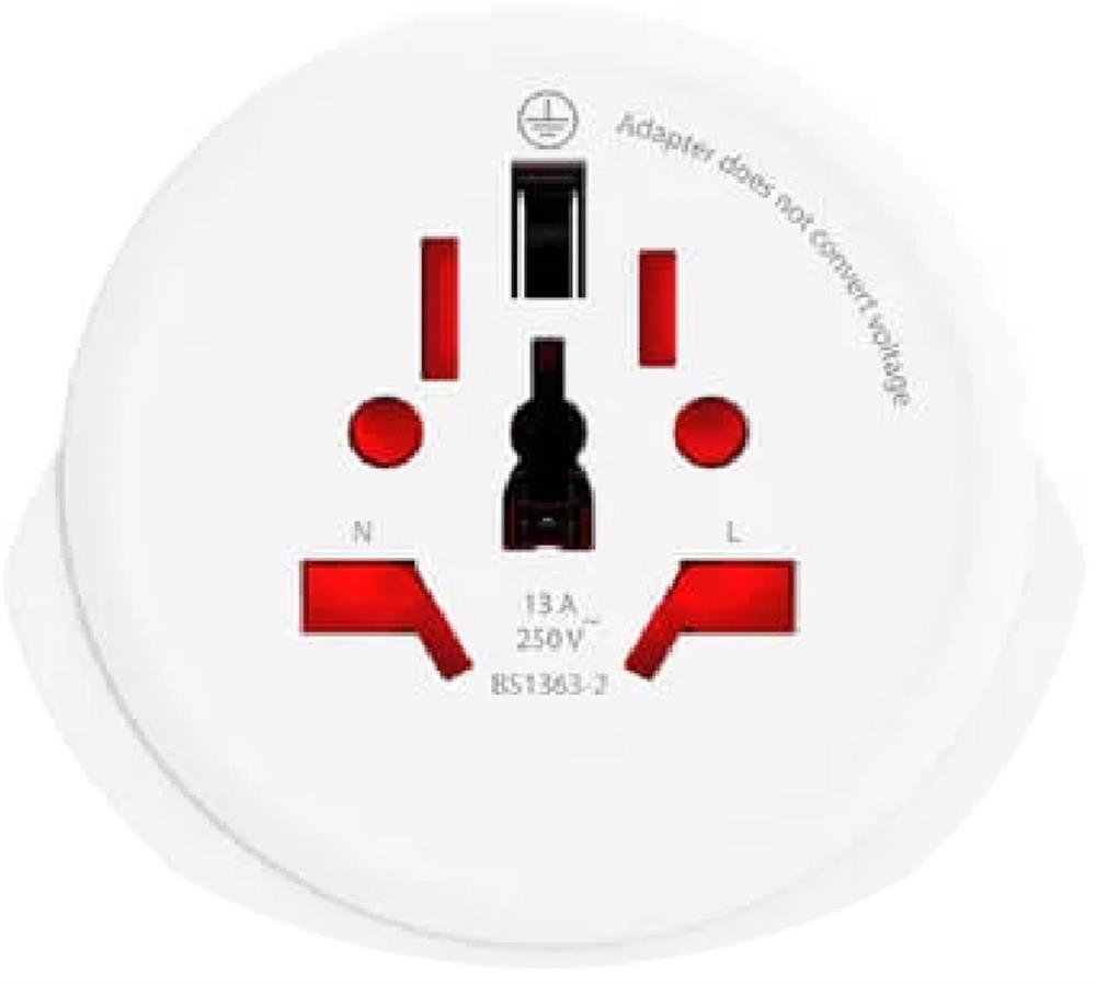 Adaptateur de voyage Schuko personnalisé SKROSS, devant