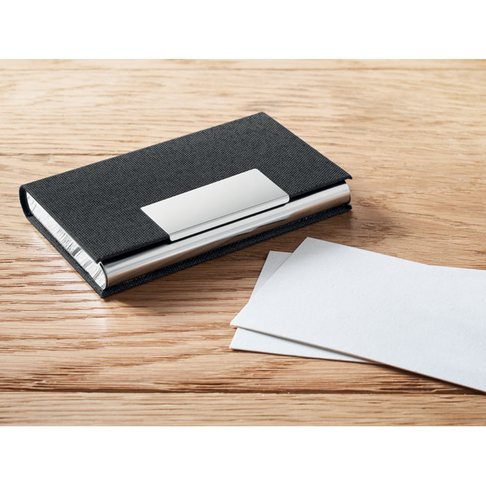 Coffret stylo et porte-cartes RPET personnalisé SCRIBI 3
