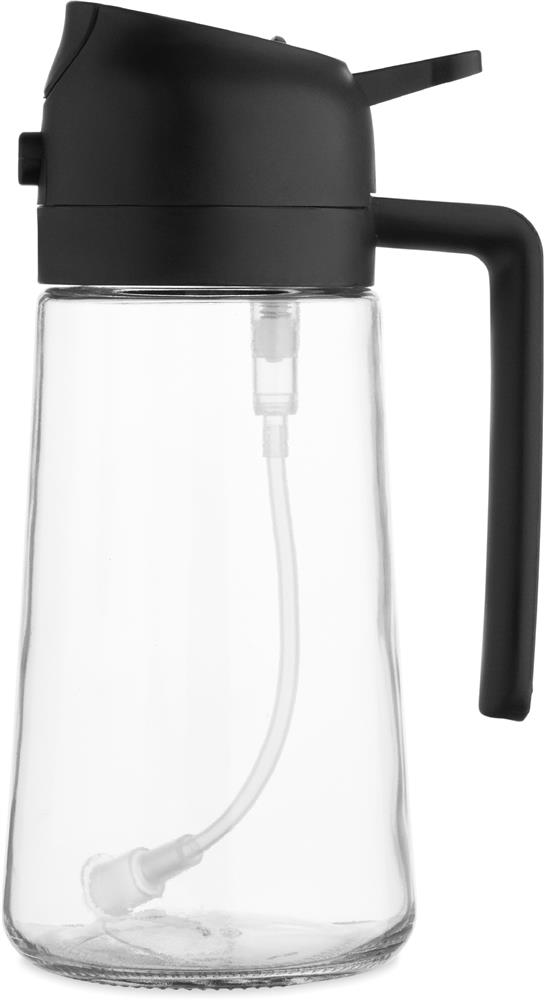 Vaporisateur d'huile verre 450 ml personnalisé DIP, côté 1