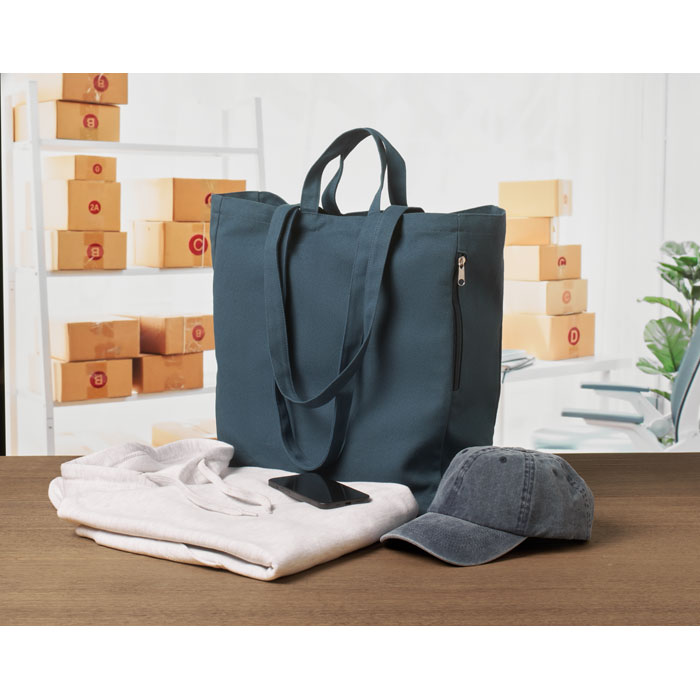 Sac shopping recyclé 380 g/m² personnalisé GAVE COLOUR