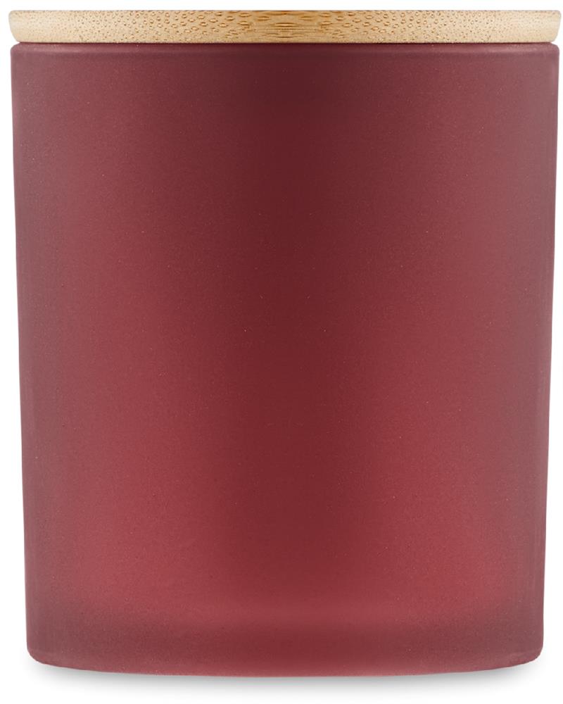Bougie végétale 200 g en verre personnalisée KEOPS MEDIUM, côté 1