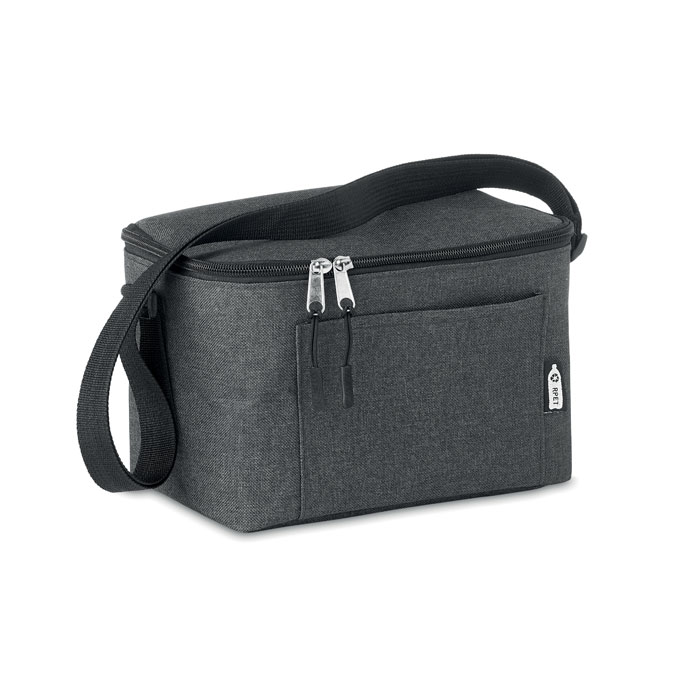 Sac isotherme bicolore RPET 3 litres personnalisé CUBA, Noir
