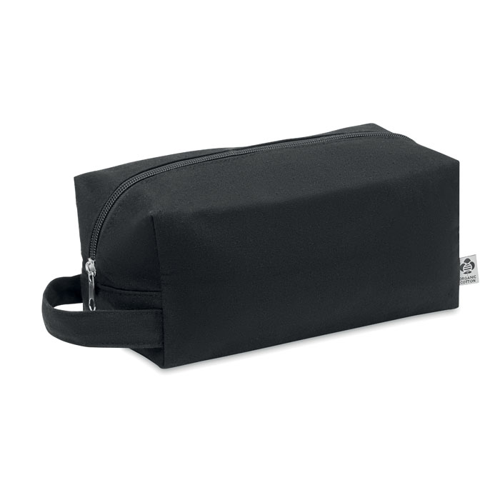 Trousse coton bio 220 g/m² personnalisée BIA, Noir