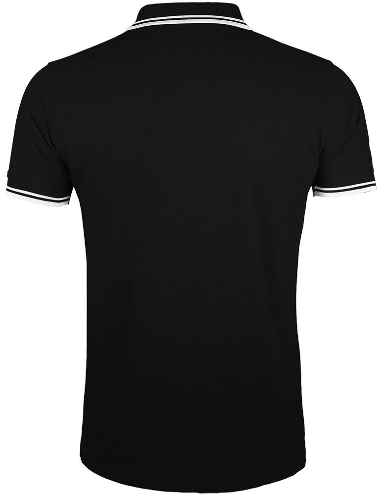 Polo col rayé 200 g/m² personnalisé PASADENA MEN, dos