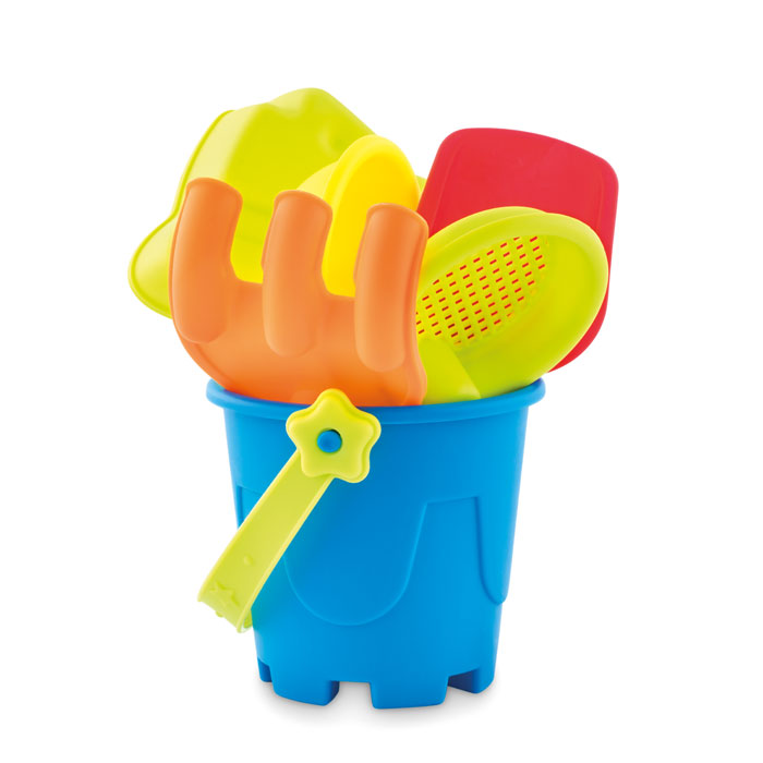 Jouets de plage 6 pièces personnalisés PLAYA, Multicolore