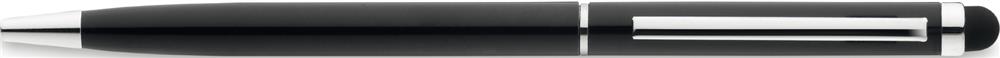 Stylo stylet aluminium fin personnalisé NEILO TOUCH, in line clip